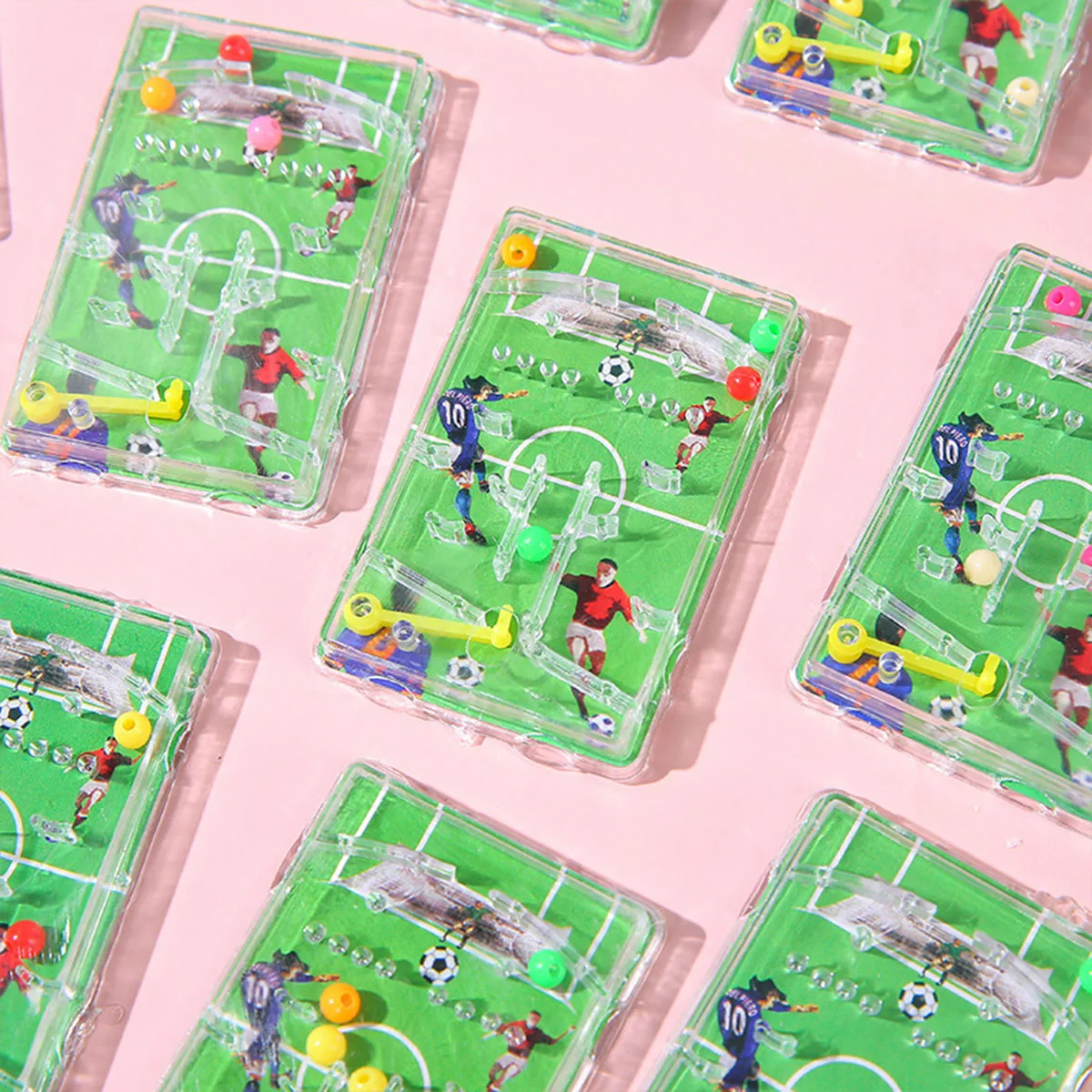 10Pcs Football Party Favors Maze Game Boys Soccer Theme Birthday Party Decoration Kids Christmas Gift Toy Supplies