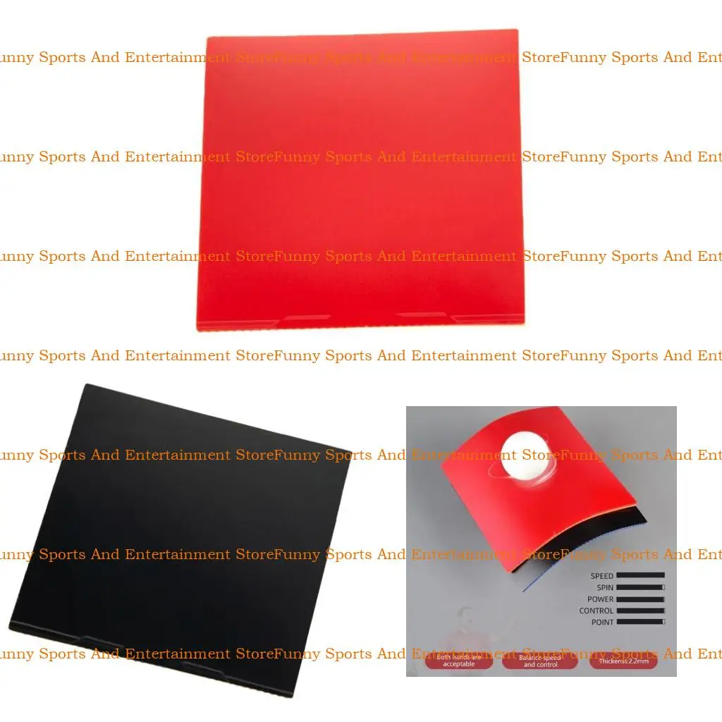 

C4DE Table Tennis Bat Replacement Rubber Sheet Professional PingPong Rubber Sponge 2.2mm Table Tennis Rubber for Quick Attack