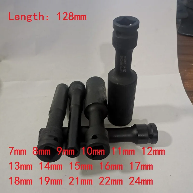 

7mm 8mm 9mm 10mm 11mm 12mm 13mm 14mm 15mm 16mm 17mm 18mm 19mm 21mm 22mm 24mm 1/2 Drive Impact Deep Shallow Socket Long