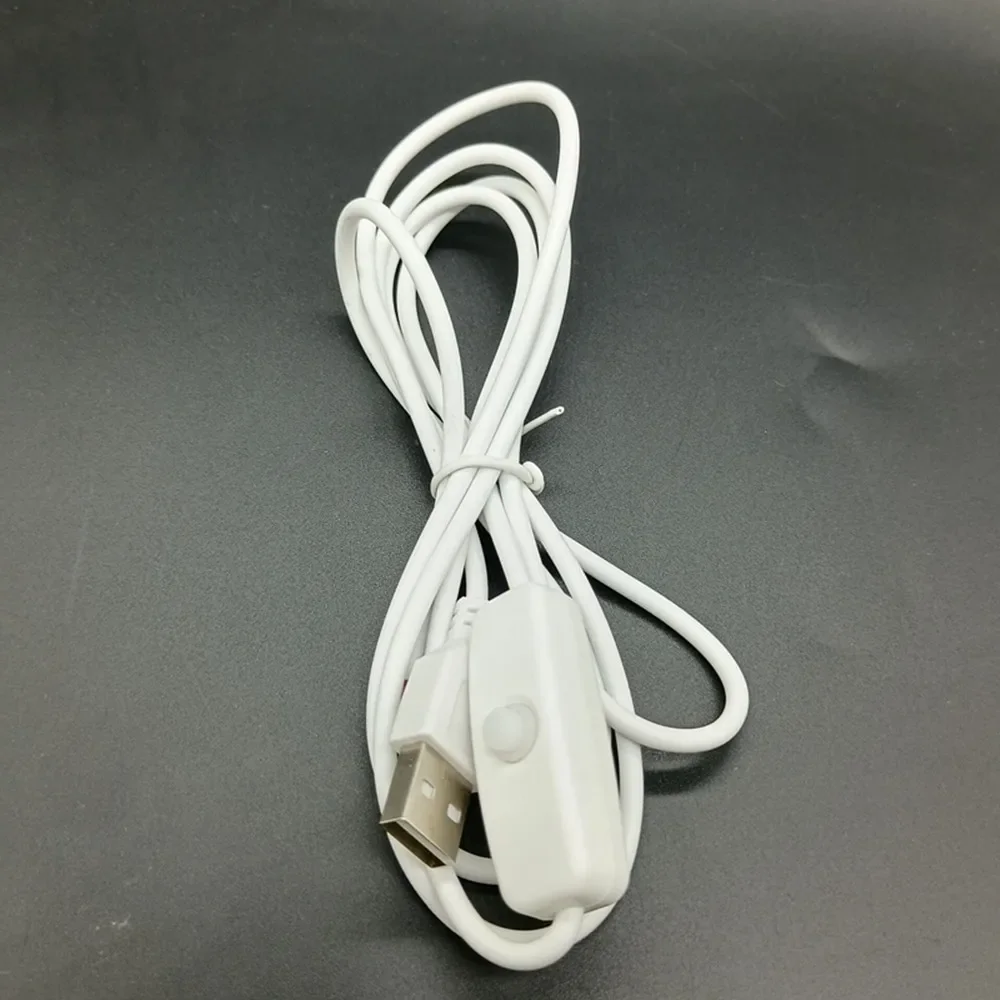 1.5 LED Rigid Strip USB Connector Cable With Switch Electrical Wire 5V12V USB Power Extension Cable For Lamp Bulb Light DIY
