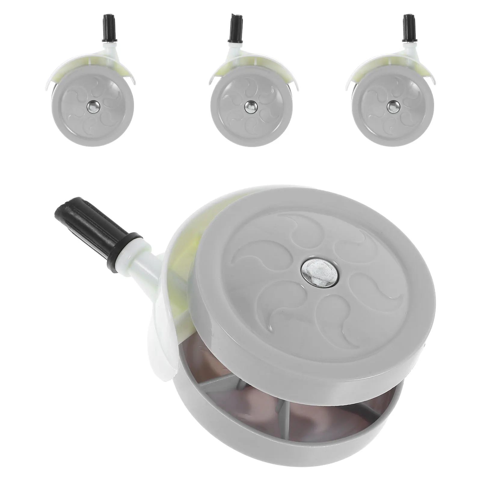 

4Pcs Baby Walker Wheels Replacement Stroller Parts Durable Swivel Casters Detachable Universal for Quiet Smooth Operation