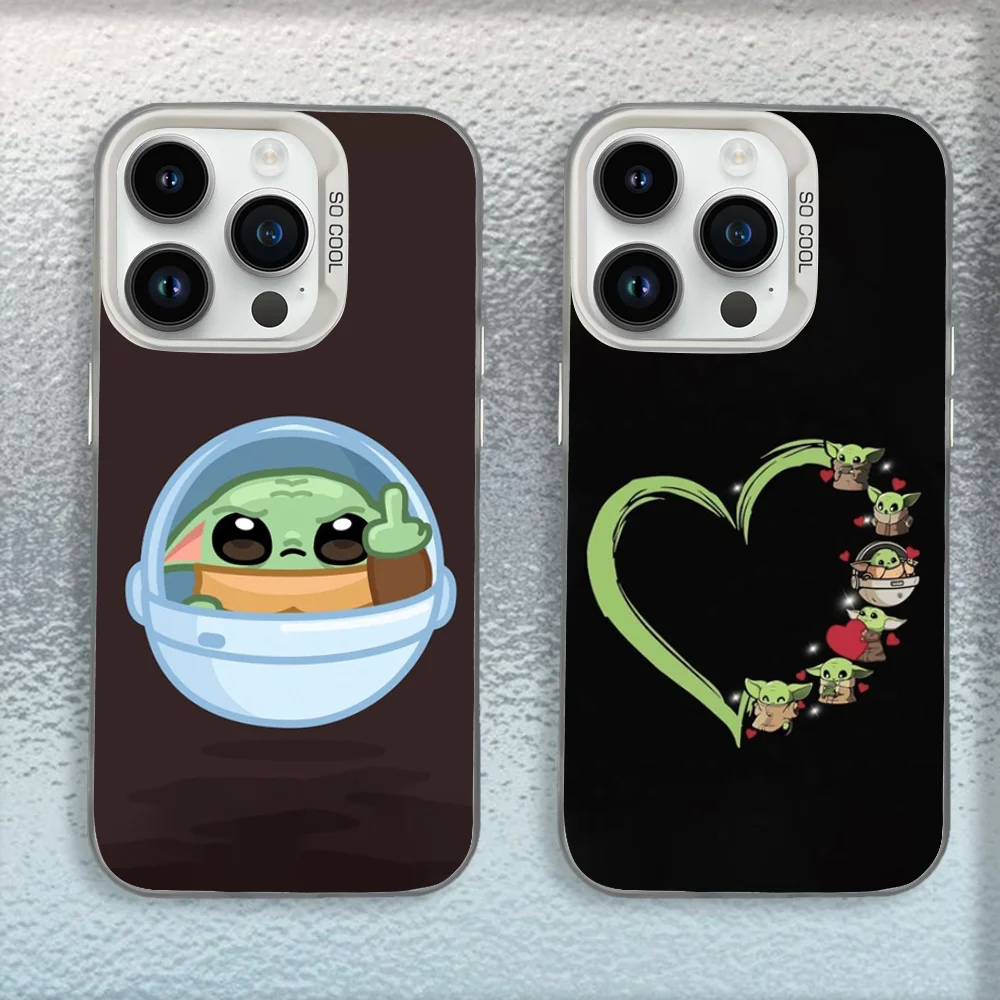

Funny Baby Y-Yoda-S Phone Case For iPhone 16,15,14,13,12,11,Mini,Pro,MAX White Matte Shockproof Cover