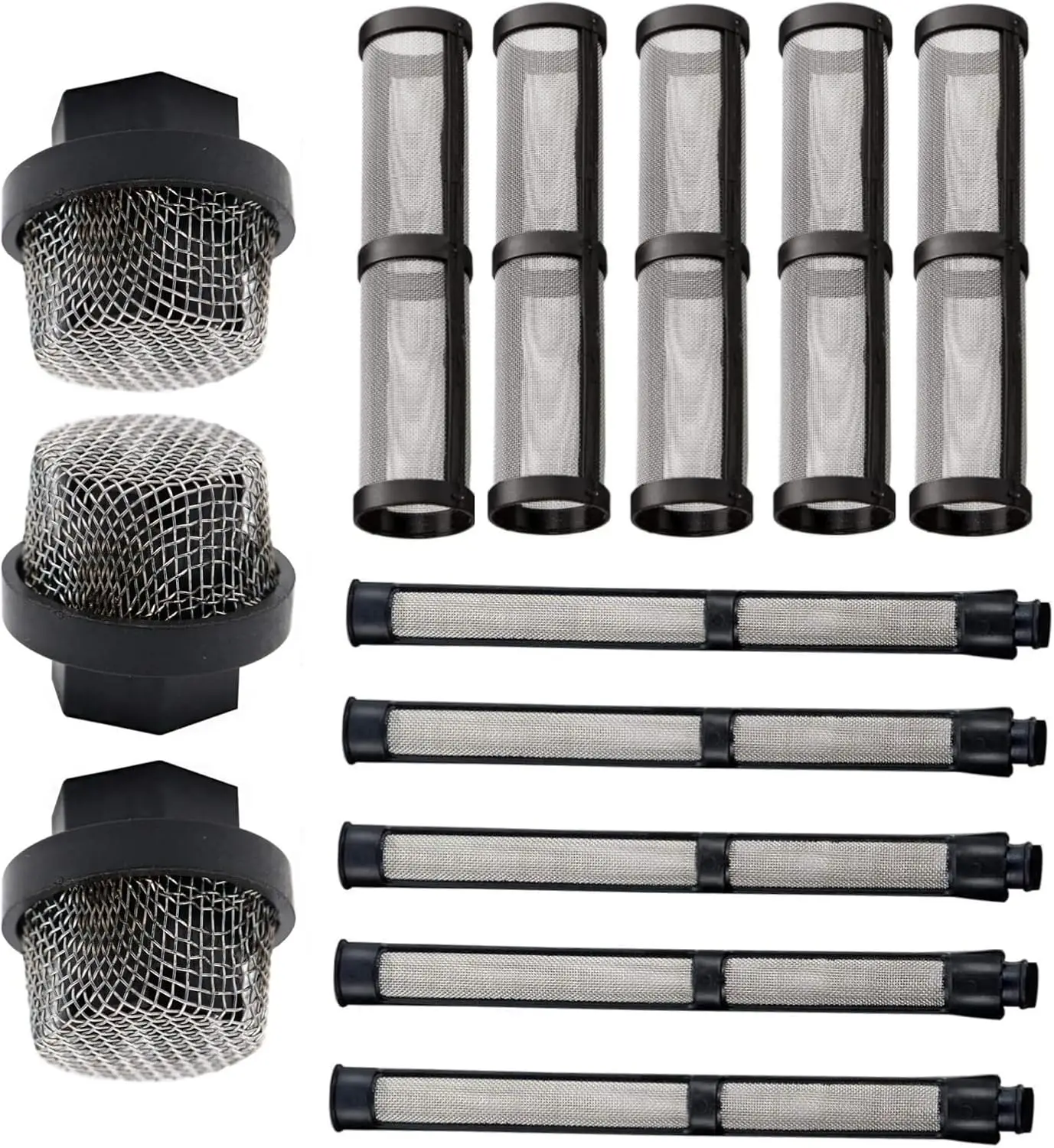 

Airless Sprayer Filter Set for 390 395 490 495 595 3400, 3 Types of Straw Filters Spray Pump Inner Core Filter Gun Filter