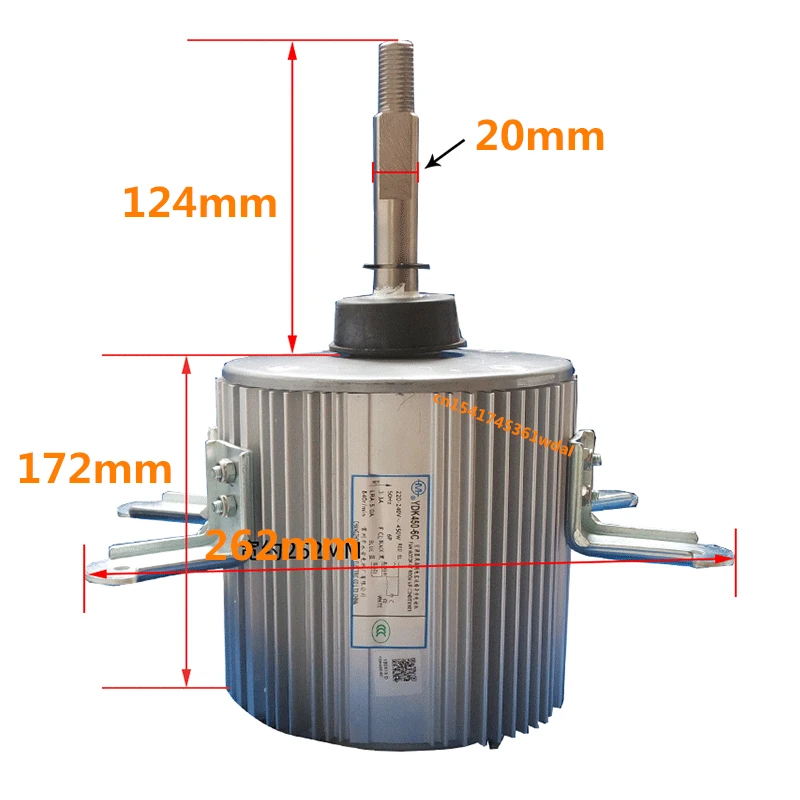 

YDK450-6C 220-240V 450W 50HZ 840r/min For Midea Central Air Conditioner AC Fan Motor YDK-450-6C Conditioning Parts