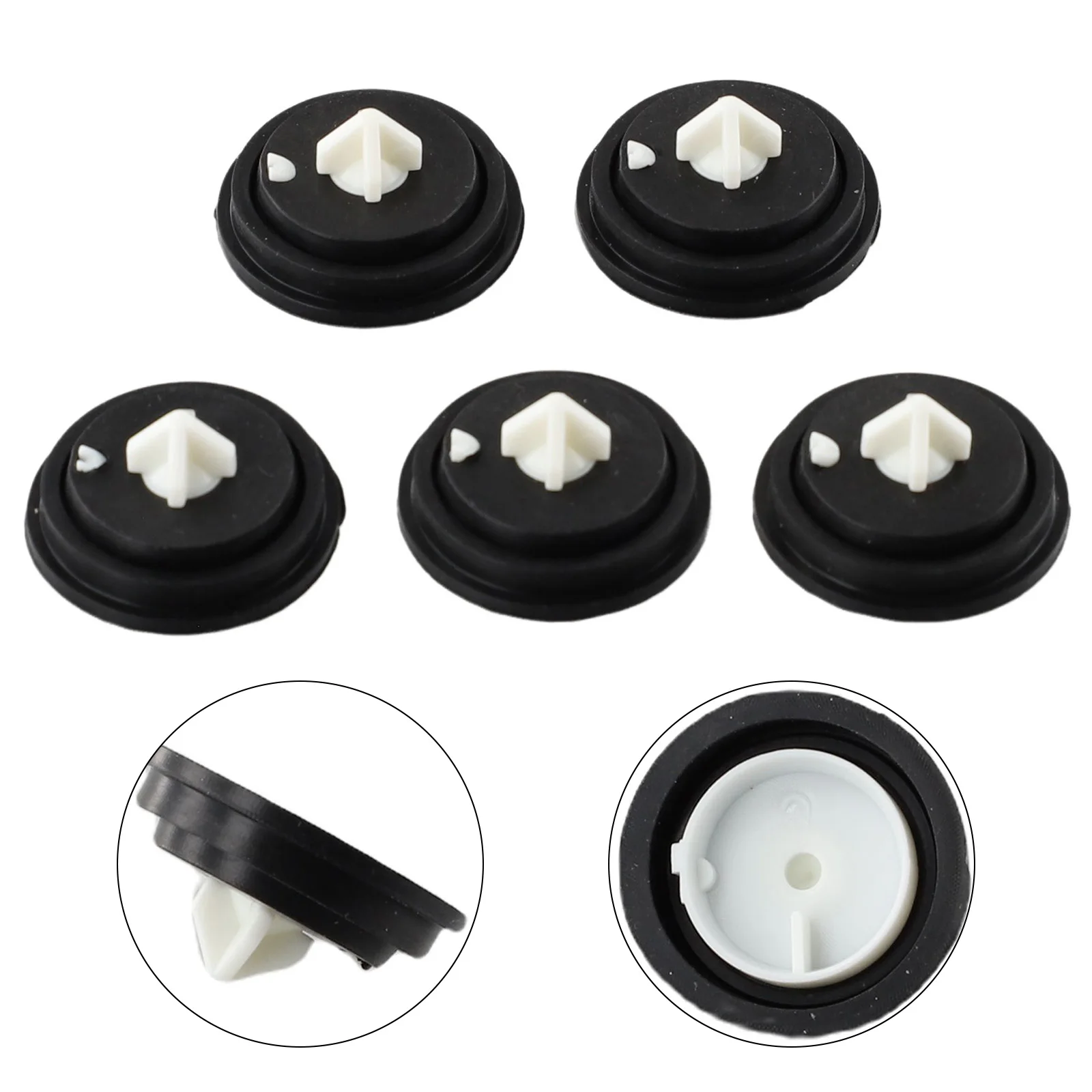 5pcs Rubber Diaphragm 28*12.3mm For Siamp Cistern Valves Gasket Inlet Float Valve Membrane Replacement Accessories