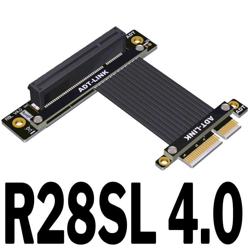 كابل تمديد PCIe 4.0 X4 إلى 8X لوحدة معالجة الرسومات RTX 3090 ، سلك Riser PCI-Express ، Gen4.0 ، 64Gbps