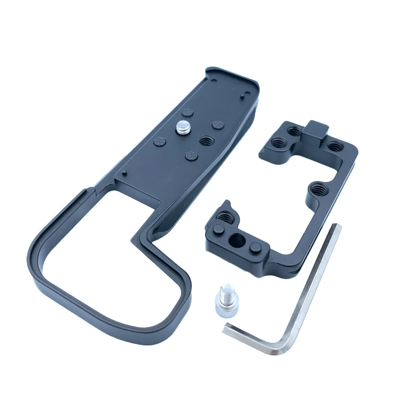 Plaque de dégagement rapide pour stabilisateur de caméra, poignée de raquette verticale, support de plaque en L, poignée de main, IL, EOS, R8, EOS, RP