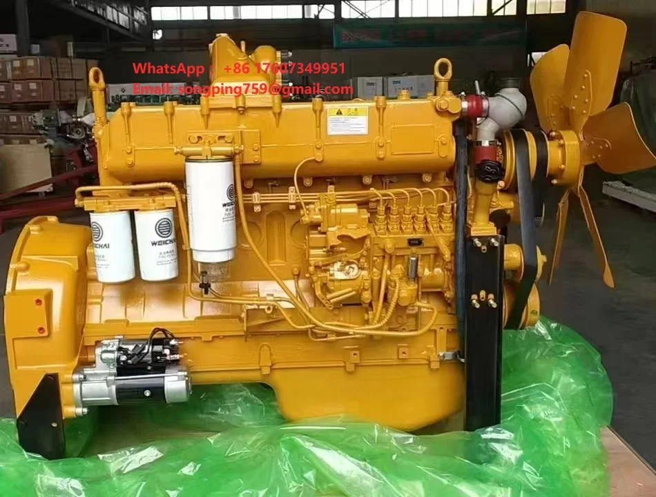 High Quality New Weichai Diesel Engine WD615 WD10G220E21 162 kW for LG956L LW500F L956L FN956 ZL50 Wheel Loader
