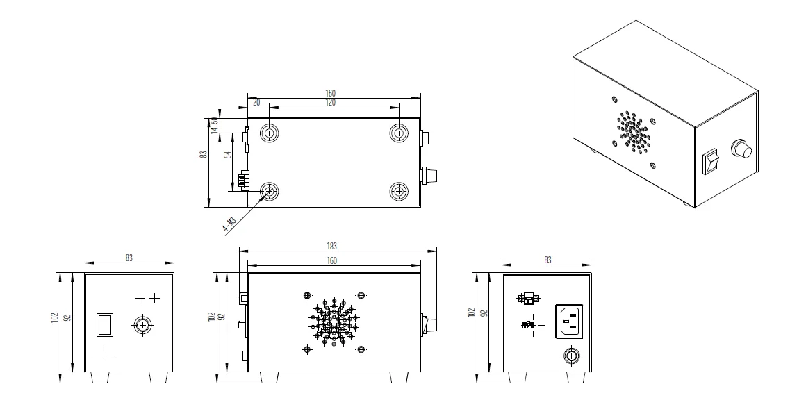 Machine vision detection light source controller with external trigger