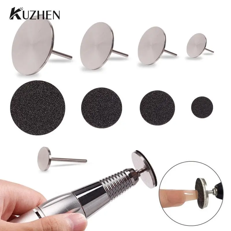 

Replaceable Round Sanding Paper Pedicure Foot Care Tools Nail Drill Bit