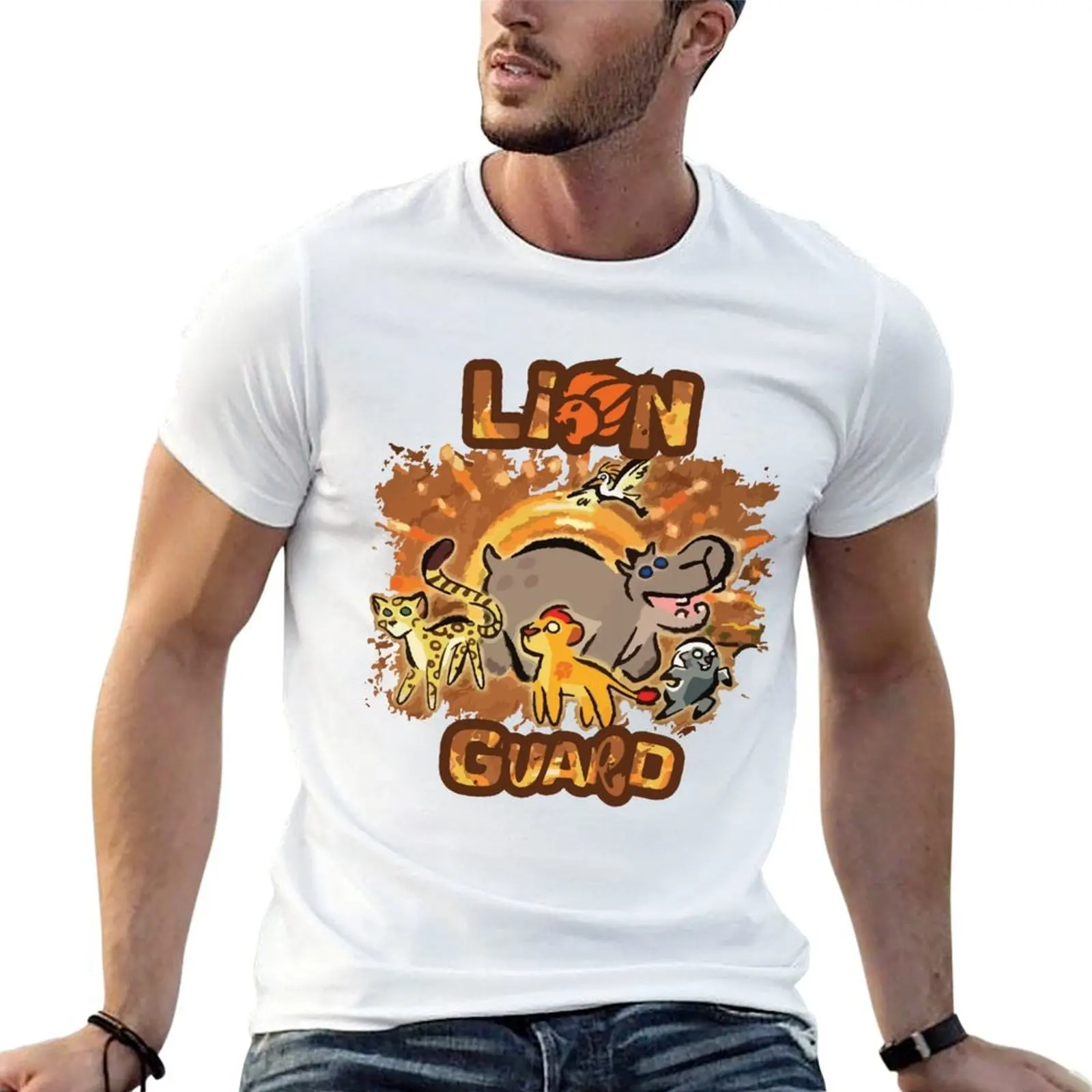 Lion Guard - Cave Painting T-Shirt clothes summer tops mens graphic t-shirts hip hop