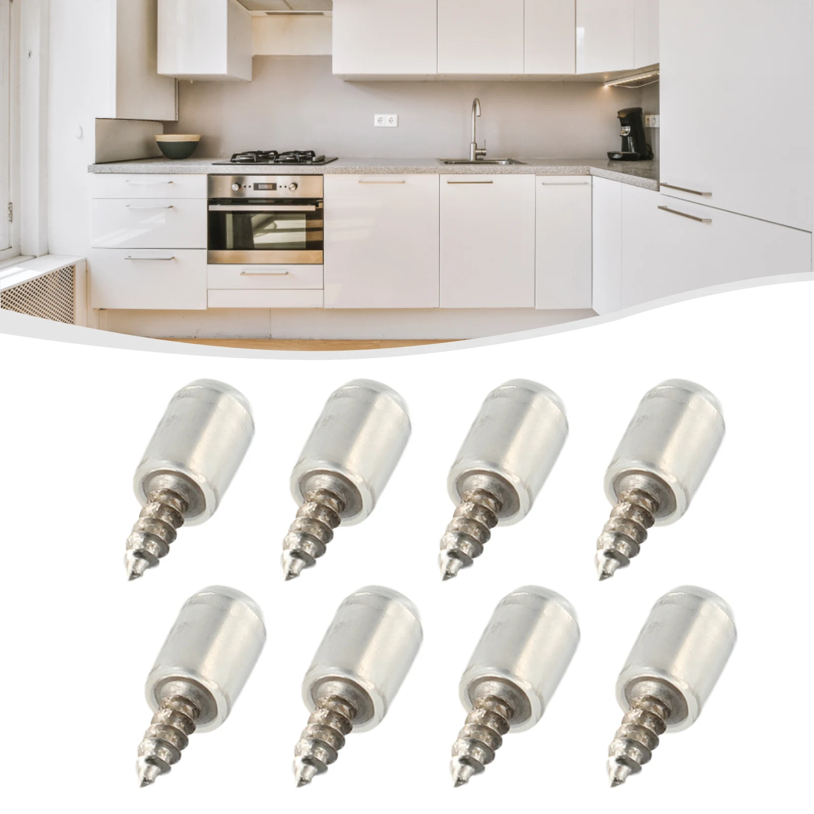 Accessories Support Nails Laminate Nail Self-tapping Silver 26*7.5mm 8/20PCS Bracket Nail Integrated Screw Brand New