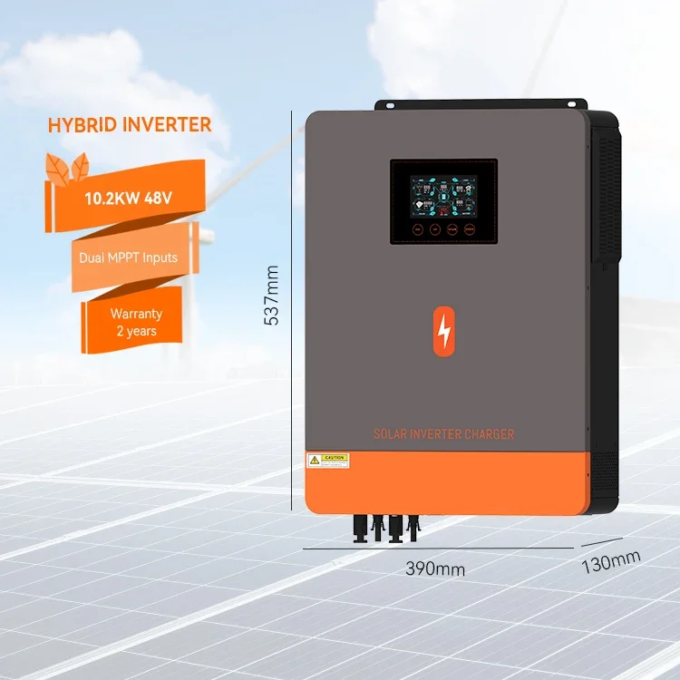 

Pure Sine Wave Hybrid Inverter 10.2KW 48V Solar Inverter 140A 230Vac MPPT Solar Inverter For Home Appliance