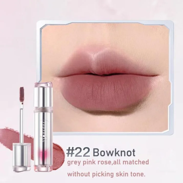 Judydoll Beauty Makeup Cosmetics Lip Cream Super Timeless Sweetheart Lip Glaze Liquid Soft Matte Lipstick Womon