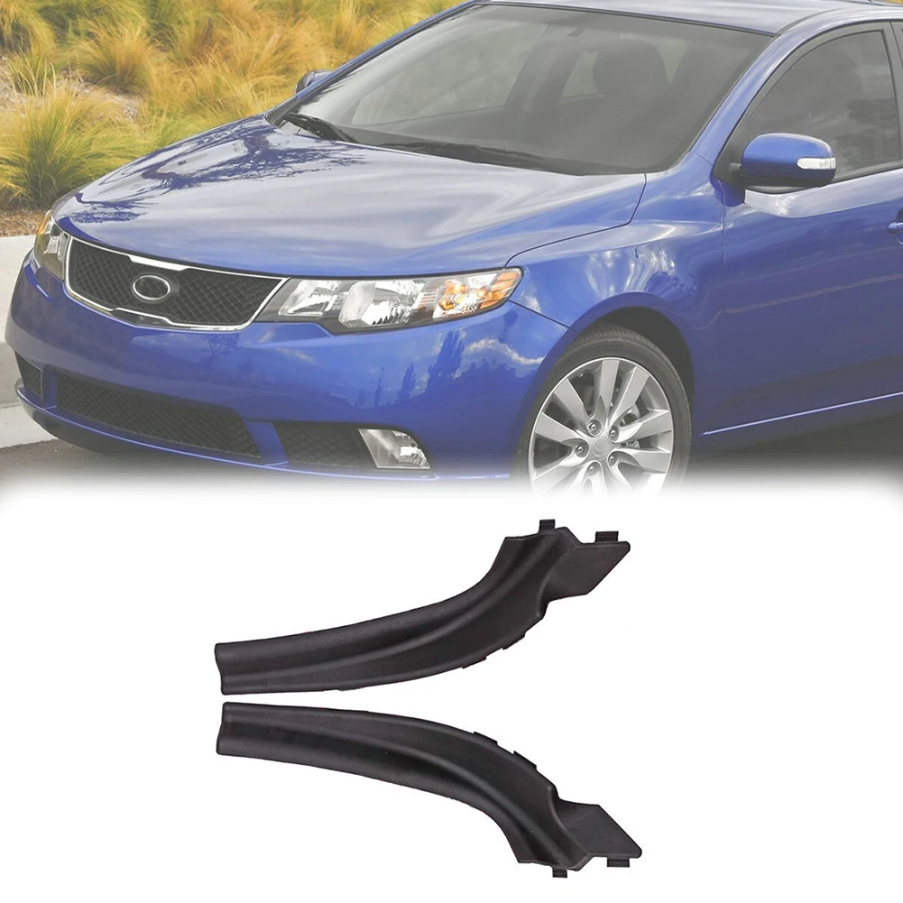 2Pcs/pair Windshield Wiper Cowl Cover Extension Cover Trim L+R For Kia-Forte 2010-2013 Wiper Baffle Connector Plug Cover Trim