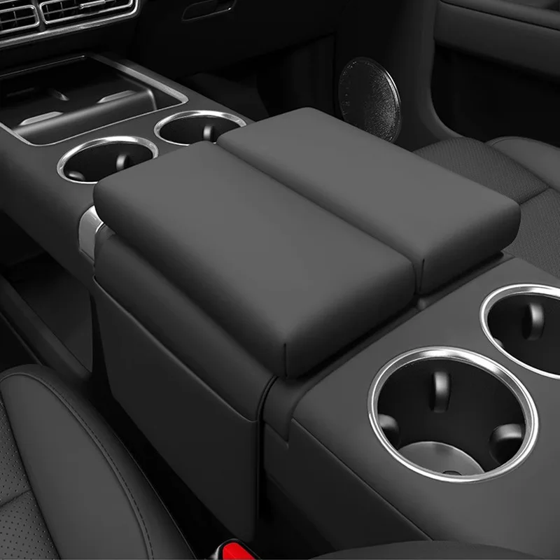 For Ideal L6L7L8L9 Armrest Box Height Boosting Pad Protection Original Car Color Mobile Phone Bag Interior Supplies