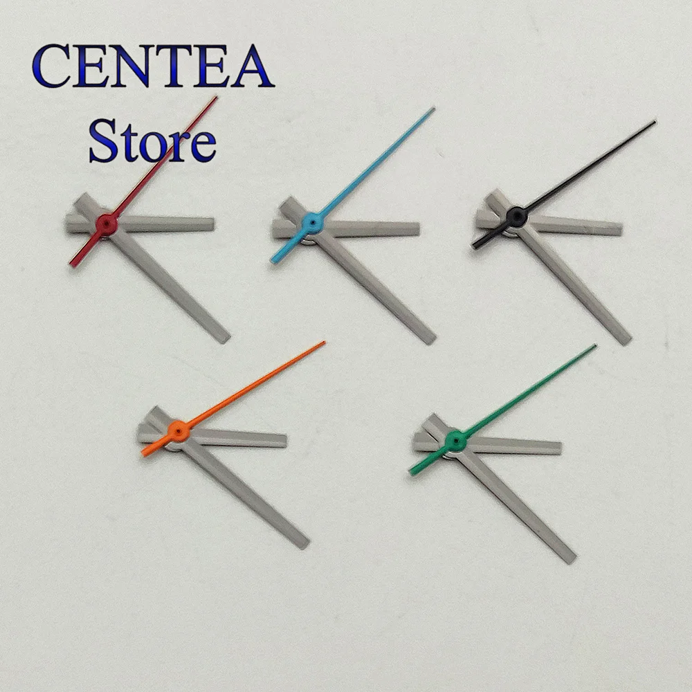 Reloj de pistola de plata RICHUS, accesorio de varios estilos y colores, se adapta a las manos NH35 NH36 ETA 2836 2824 DG 2813 3804 Miyota 8215 8205 821A, movimiento