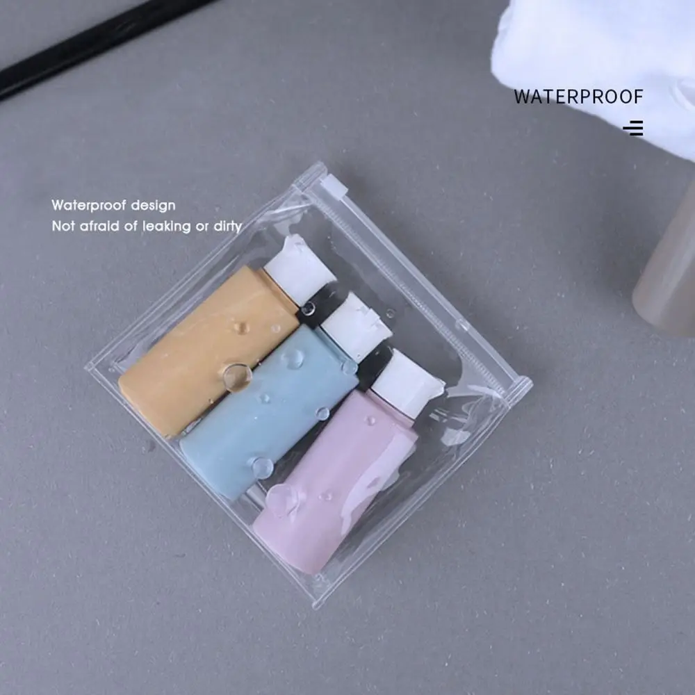 투명 인쇄 휴대용 PVC 세면백 다기능 다양한 스타일 여행용 정리 가방 지퍼/자가 밀봉 투명 메이크업 파우치