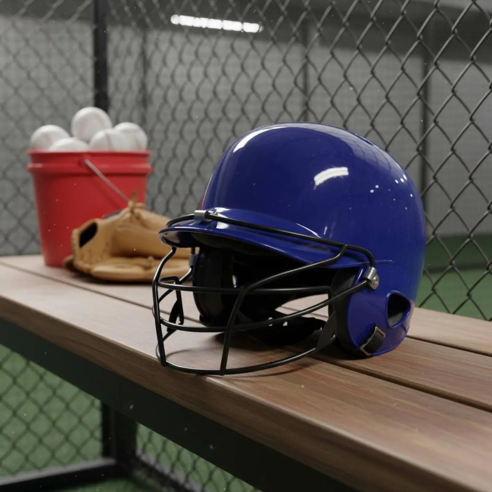 

Double Ear Diamond Sport Helmet High-Density Shell Safeguarding Diamond Sport Headgear Head Protection Vented Design Sports