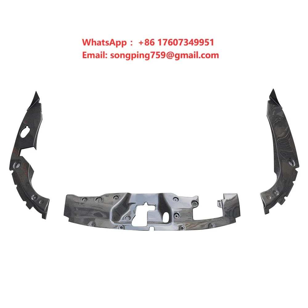Carbon Fiber Car Engine Cover Hood Decoration Cooling Plate for Honda Civic FK8 2017-2021 Hatchback Auto Styling