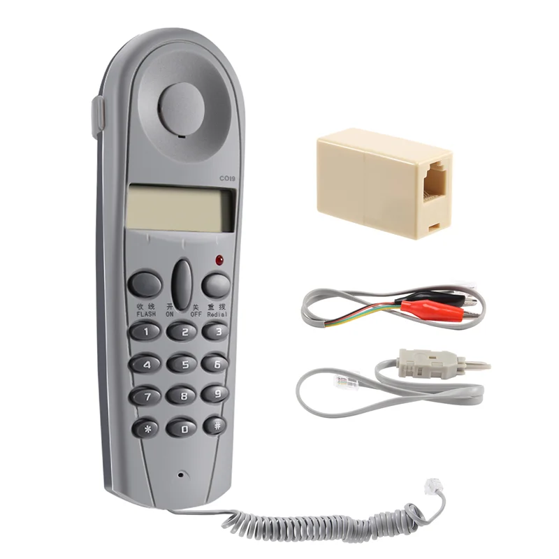 الهاتف الهاتف بعقب اختبار اختبار Lineman أداة شبكة كابل مجموعة جهاز C019 تحقق من خطأ خط الهاتف