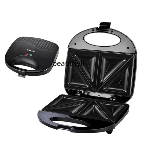 

smt61 Sandwich machine Stainless steel Multifunctional breakfast Bread machine Small household light food machine