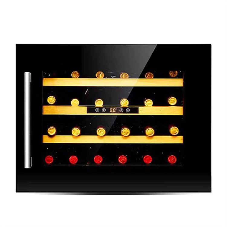 Built-in Red Wine Cabinet - 24 Bottle Capacity, Compressor Air Cooling