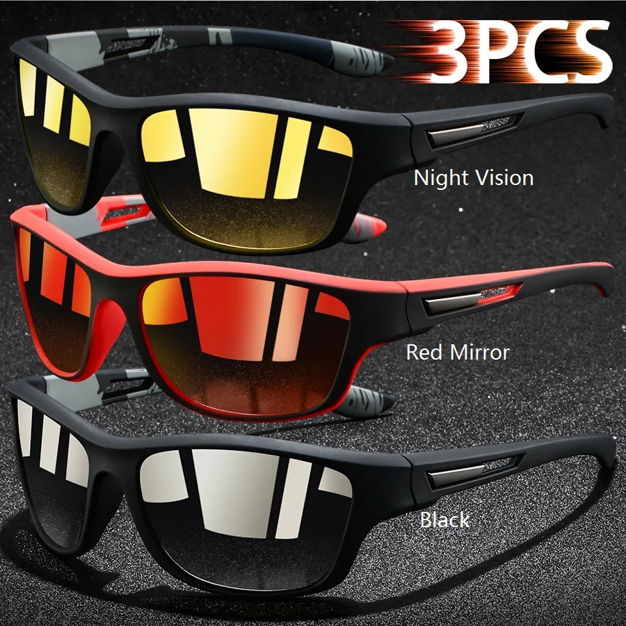 Modische Vintage-Sonnenbrille für Radfahren, Angeln und Sport - Unisex-Sonnenbrille für Laufen, Radfahren und Bergsteigen – Detail 27