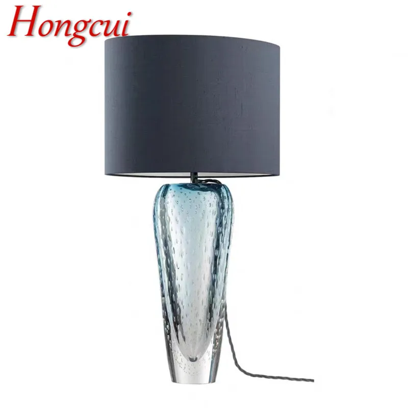 

Hongcui Nordic Glaze Table Lamp Modern Art Iiving Room Bedroom Study Hotel LED Personality Originality Desk Light