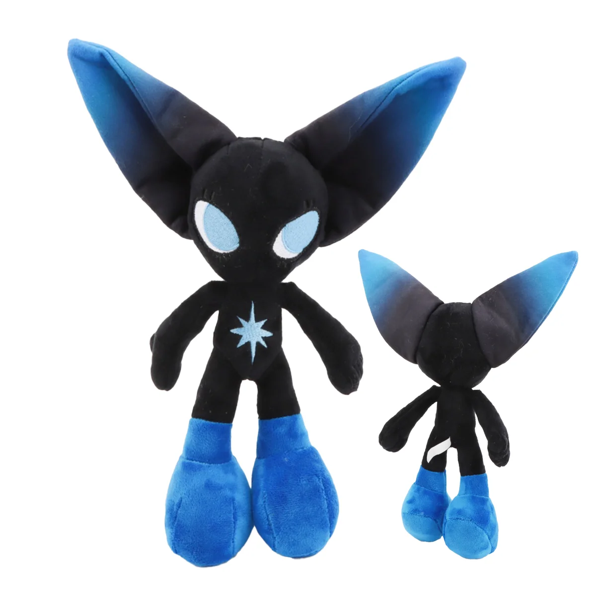 30 سنتيمتر لطيف الكرتون موس القط ألعاب من القطيفة كول الأزرق القط الغريبة القط محشوة الحيوان لعبة الطرفية عيد ميلاد هدايا الهالوين اللعب