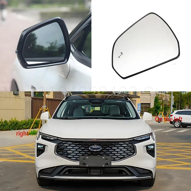 For Ford Mondeo Evos 2022 -2024 Replace Rearview Mirror Lens Exterior Side Reflective Glass Lenses with Heating Blind Spot