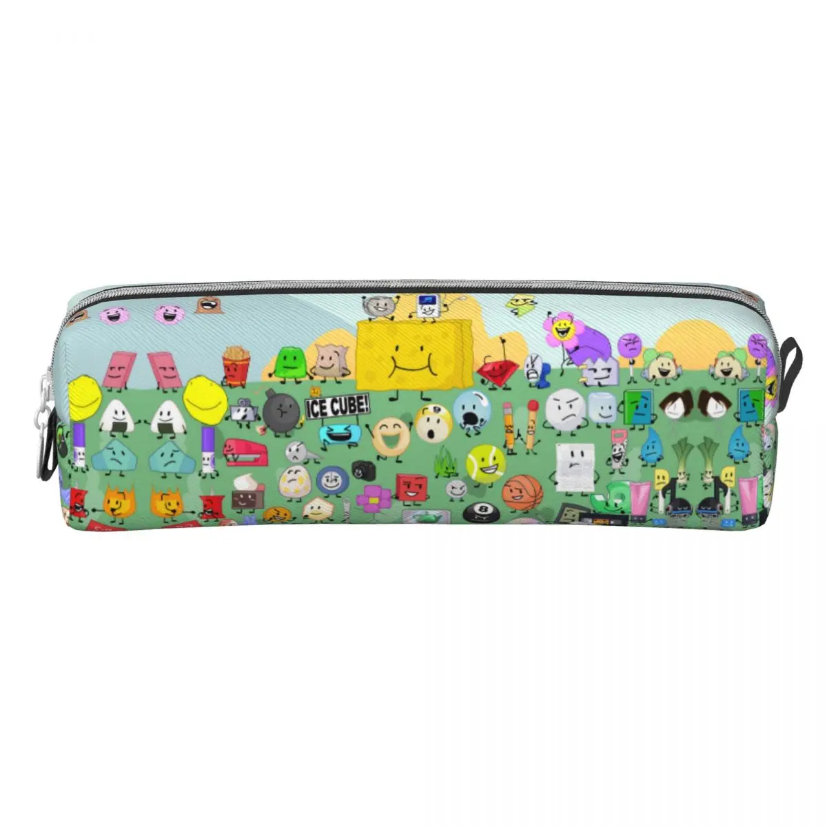 Fun Game Battle For Dream Island (7) Pencil Case Square Pencil Box Boy Girl Fashion Large School Pencil Cases Stationery