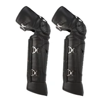 1 par de rodilleras cálidas para motocicleta de invierno, rodilleras para montar en motocicleta, rodilleras de Pu frío y cálido a prueba de viento, protectores de piernas gruesos y de felpa