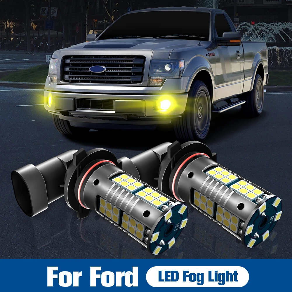 

2pcs LED Fog Light Blub Lamp H10 9145 HB4 9006 Canbus For Ford Galaxy 2006-2014 Kuga 2 Expedition 2007-2012 Explorer 2002-2010