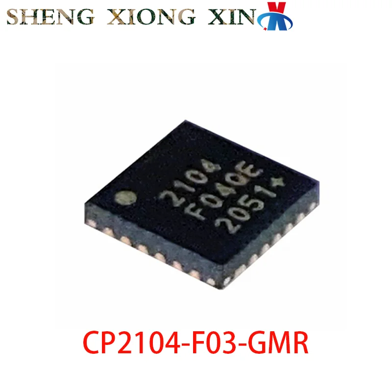 

5pcs/lot 100% NEW CP2104-F03-GMR QFN-24 I/O Controller Interface IC CP2104 2104 Integrated Circuit