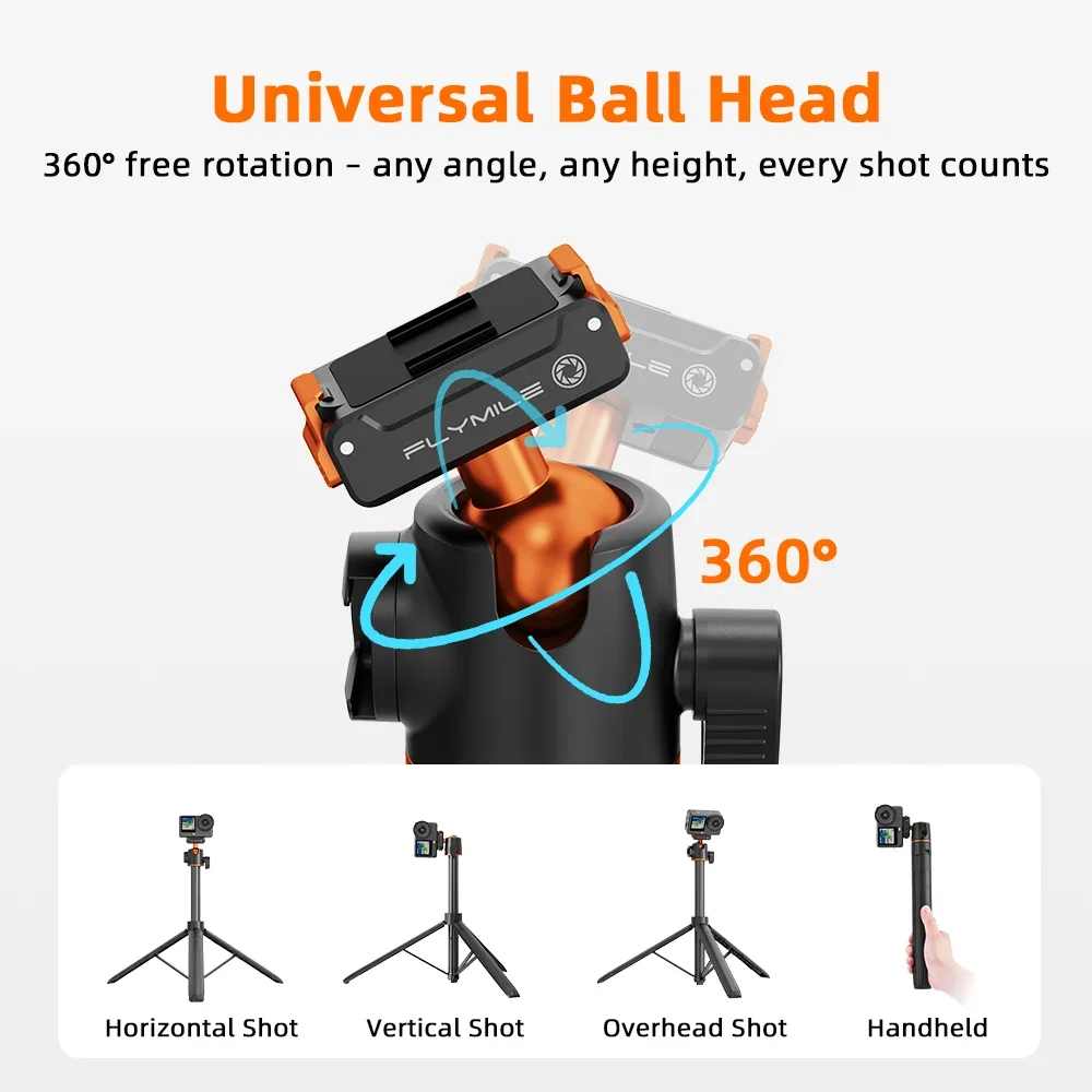 Flymile Magnetic Selfie Stick For Dji Osmo Action And Nano Mount_voghion.com