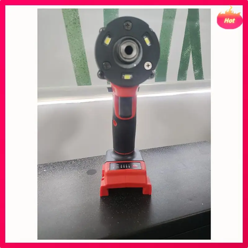 

ABYP 2X Brushless Impact Driver For 18V Cordless Rechargeable Lithium Battery 1/2 Impact Wrench Screwdriver
