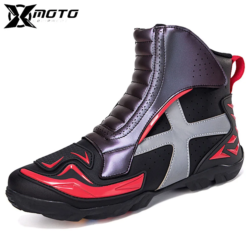 New Off-Road Racing Motorcycle Protective Riding Boots Riding Motorcycle Four Seasons Breathable Commuter Protective Boots