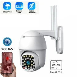 YCC365 Plus APP 2MP Home Security WIFI Speed Camera Outdoor Motion Detection Home Waterproof Wireless Camera Two Ways Audio