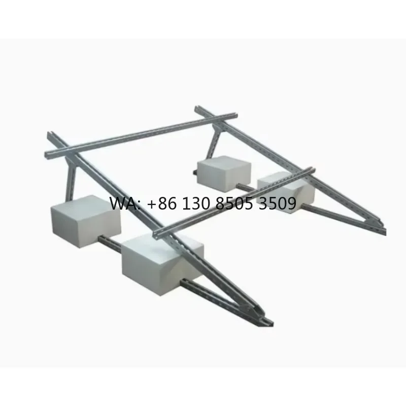 Aluminium Solar Panel Ground Mounted Racks Solar Panel Concrete Foundation Ground Mounting Structure Bracket