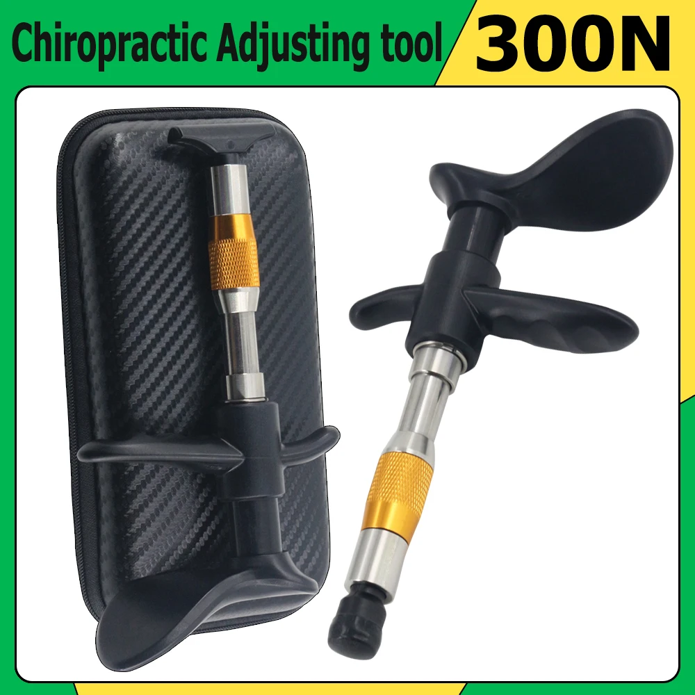 

2023 Manual Chiropractic Adjusting Tools Spine Therapy Correction Gun 4 Heads Adjustable Impulse Intensity Health Care Massager