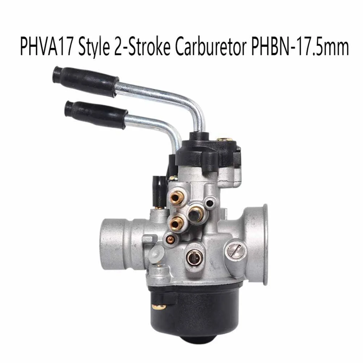 Motorcycle Carburetor PHVA17 Style 2-Stroke Carburetor PHBN-17.5mm for Yamaha Jog-R Aerox Bw'S MBK Booster Minarelli