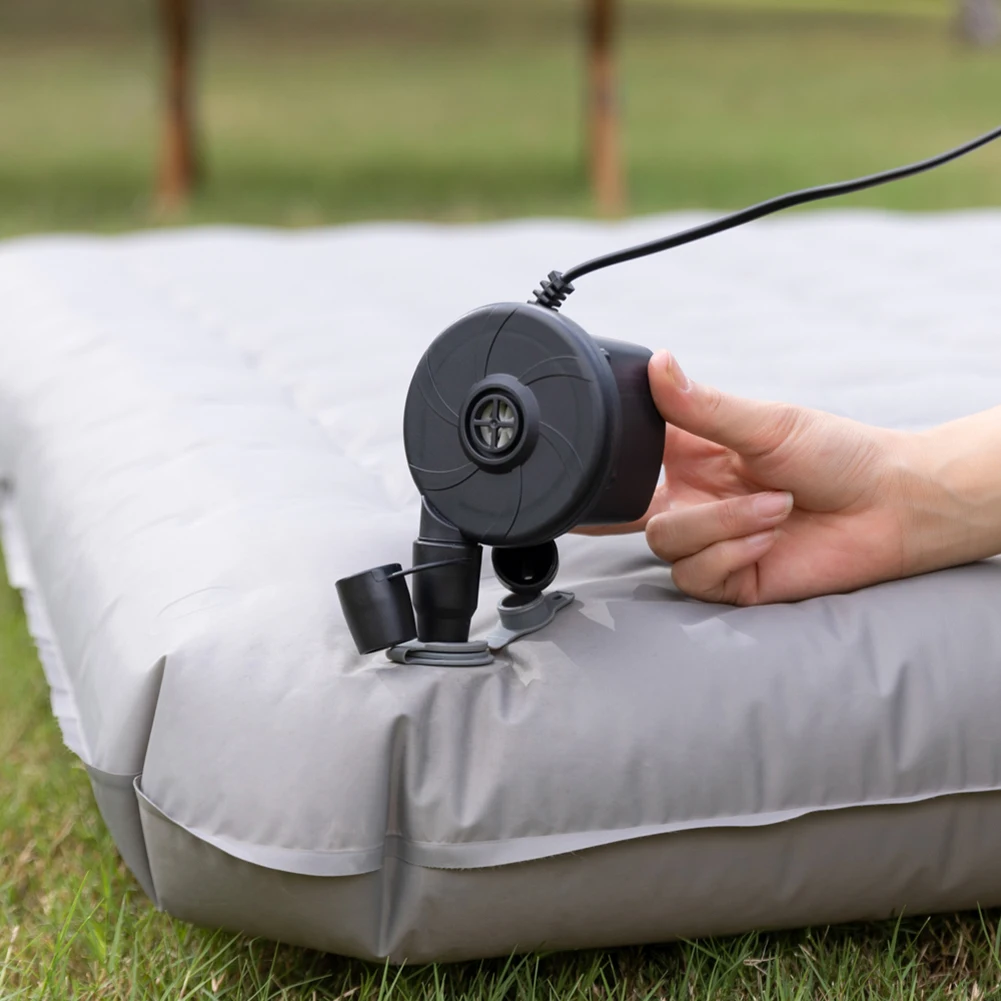 2 In 1 Air Compressor Pump Quick-Fill Air Extraction Pump 220V with Nozzles Lightweight Multipurpose for Mattress Swimming Pool - view 2