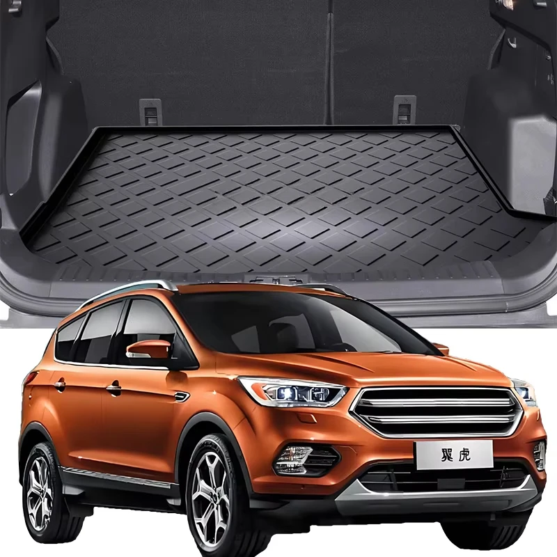 Upgrade TPE Car Rear Trunk Mats Storage Pads Cargo Tray Dustproof Waterproof Protecion Cushion For Ford Escape KUGA 2013-2020