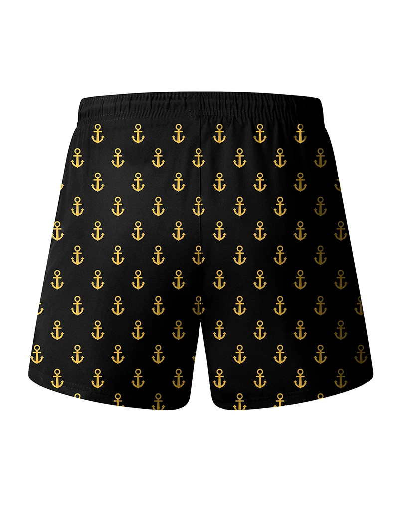 3D Print 2 in 1 Mens Swim Trunks Summer Quick Dry Beach Shorts with Phone Pocket Swimwear Swimsuit Bathing Suit Board Shorts