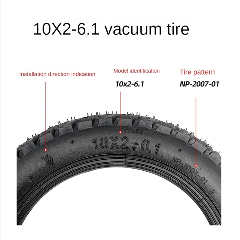 

B48B-2X для скутера Xiaomi M365/1S/Pro/Pro2, модифицированная шина 10X2-6,1, вакуумная шина, пневматическая шина