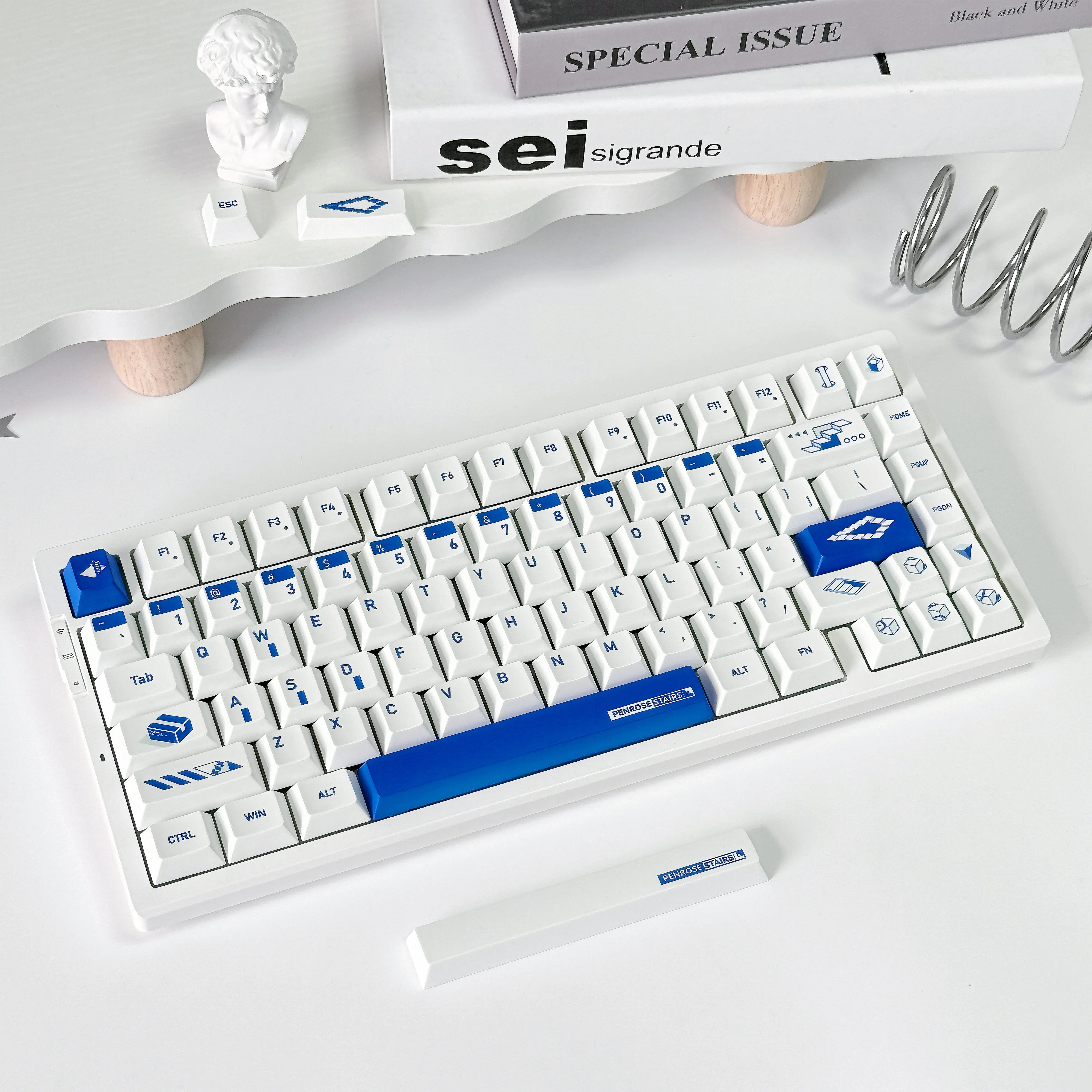 

Advanced sense of simplicity Original keycaps Original factory Highly sublimation process Customized PBT material