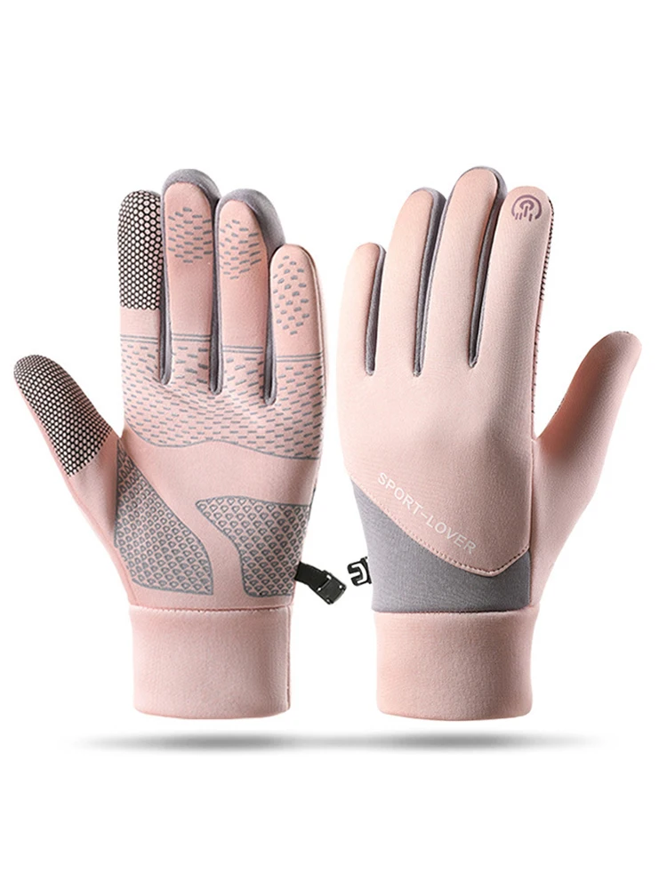 AliExpress Warm gloves for autumn and winter cycling electric bikes with thin velvet for warmth, water resistance, wind and cold resistance