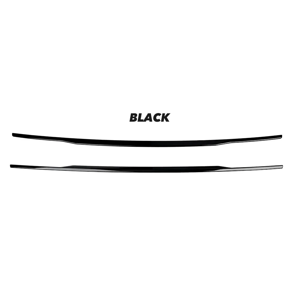 2PCS ABS Front Grille Bumper Mesh Decor Strip Exterior Styling Accessories For Kia K4 2024-2026 LHD RHD