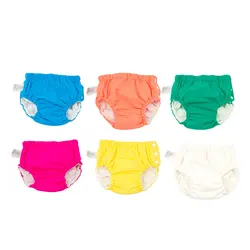 Neonato panno lavabile pannolino copertura costume da bagno neonato bambini costumi da bagno ragazza pannolini riutilizzabili mutandine impermeabili pannolini da bagno